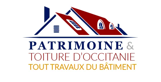 Logo Patrimoine & toiture d'Occitanie - Charpentes, toitures, convertures, génoises, corniches, étanchéité